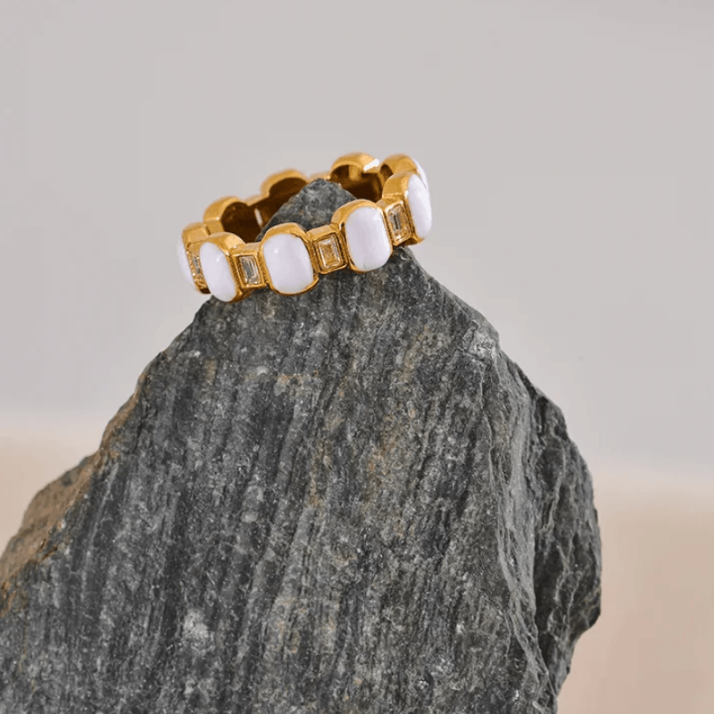 Anel Regulável com Pedras - DELICATTA