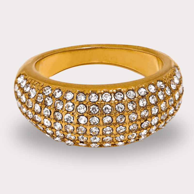 Anel com Zircônias - DELICATTA