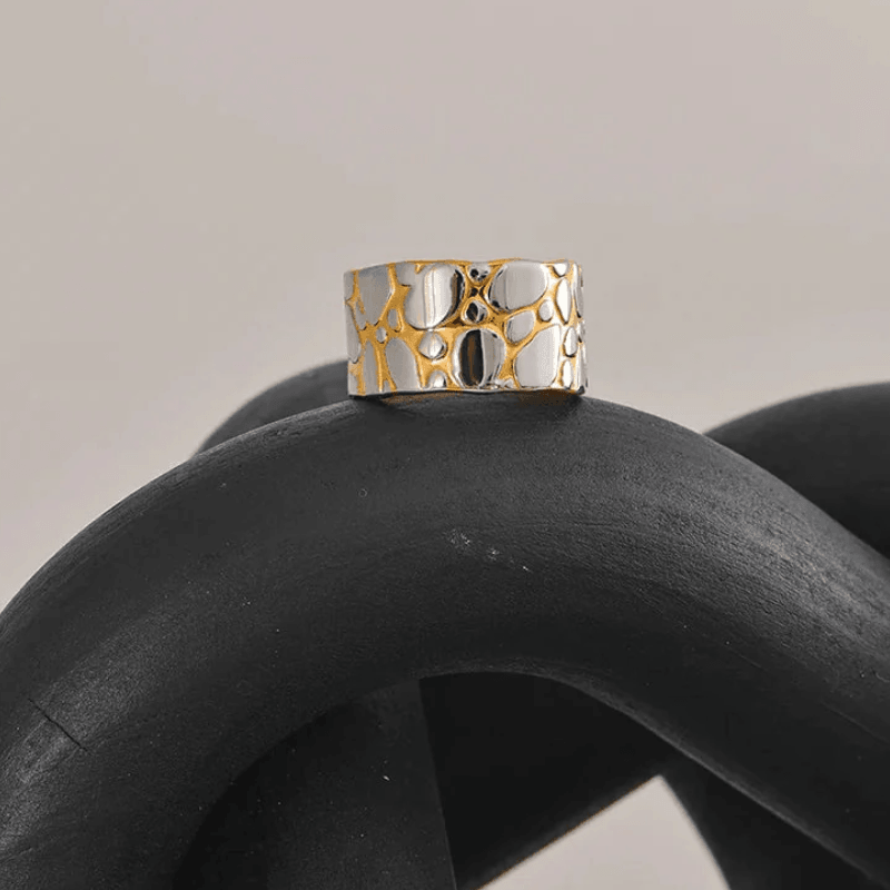 Anel Regulável Dupla Cor - DELICATTA