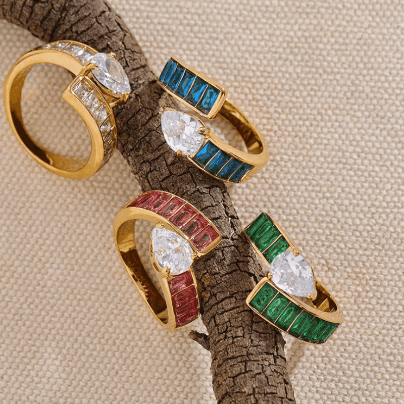 Anel Regulável Curvado - DELICATTA