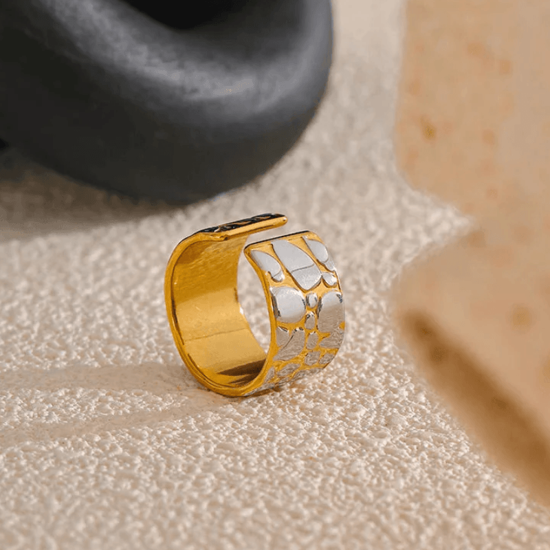 Anel Regulável Dupla Cor - DELICATTA