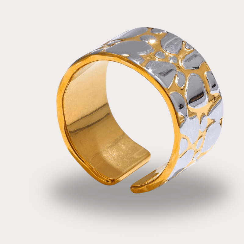 Anel Regulável Dupla Cor - DELICATTA