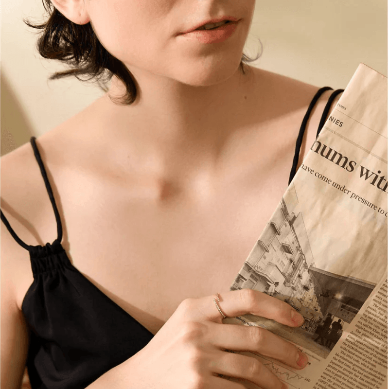 Anel Ajustável Cravejado - DELICATTA