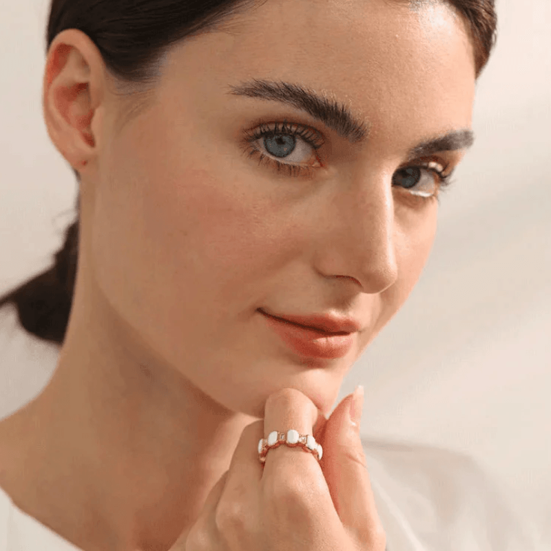 Anel Regulável com Pedras - DELICATTA