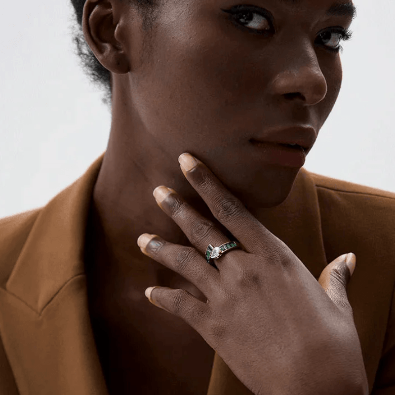 Anel Regulável Curvado - DELICATTA